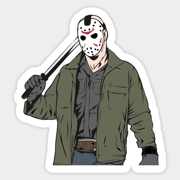 jason Sticker by Neonartist